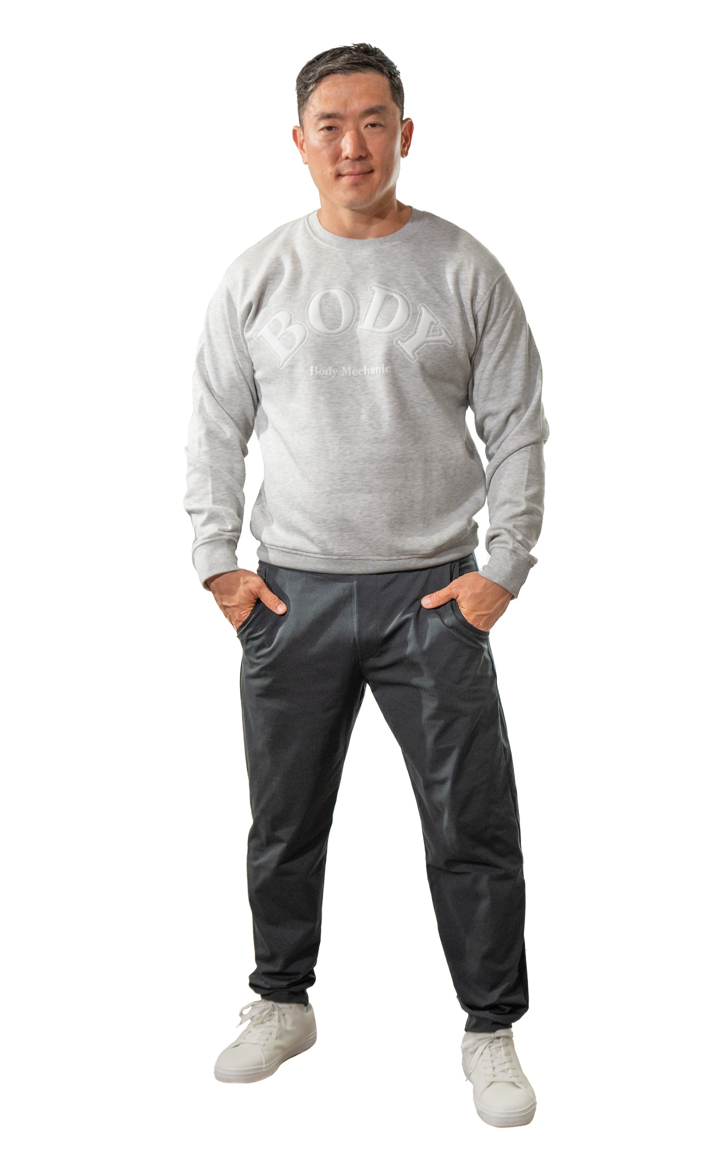 Grey Body Name Sweatshirt