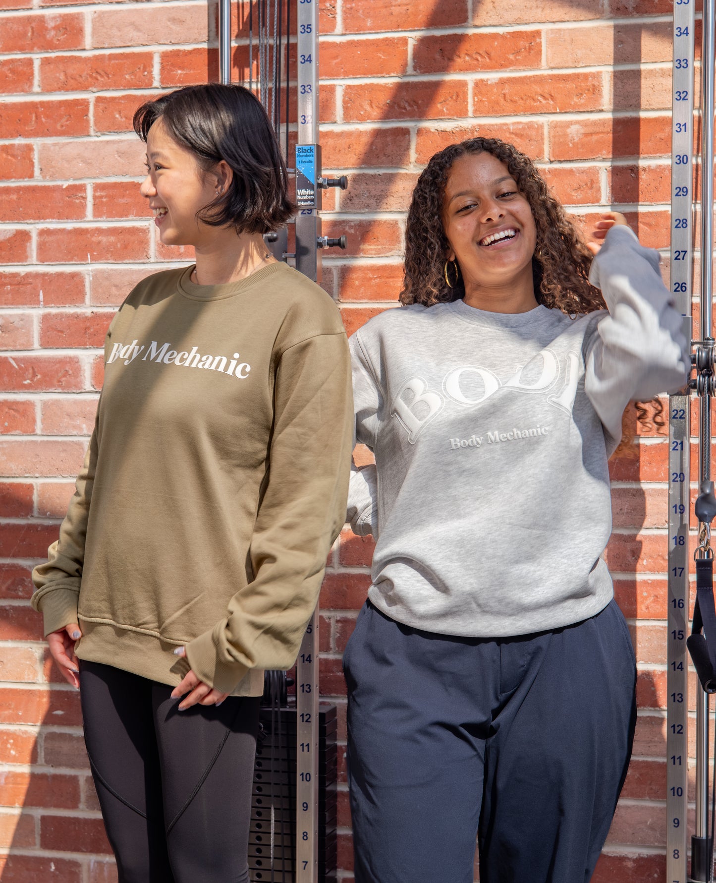 Grey Body Name Sweatshirt