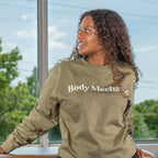 “Green Body Mechanic sweatshirt by Cardon Rehab designed for physiotherapists, massage therapists, chiropractors, and osteopaths.”